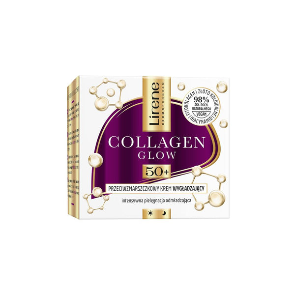 Lirene Collagen Glow pleťový krém NIACINAMID 50+, 50 ml