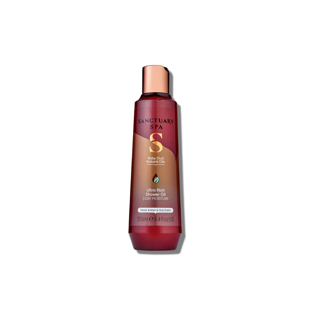 Sanctuary Spa Sprchovací olej Ruby Oud s prírodnými olejmi 250 ml