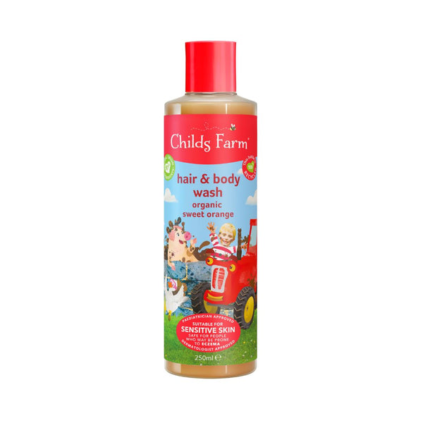 Childs Farm Umývacia emulzia na telo a vlasy sladký pomaranč, 250 ml