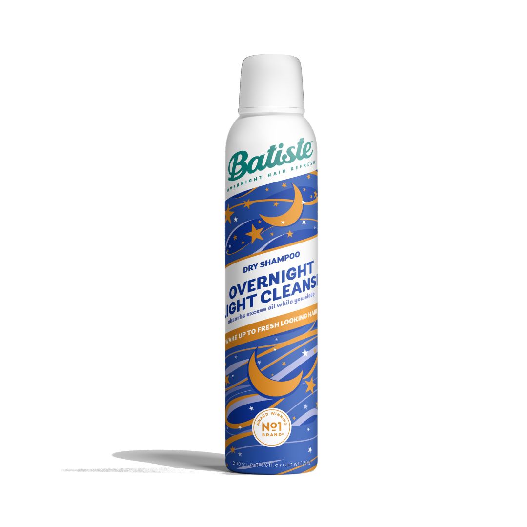 BATISTE Suchý šampón Overnight Light Cleanse, 200 ml